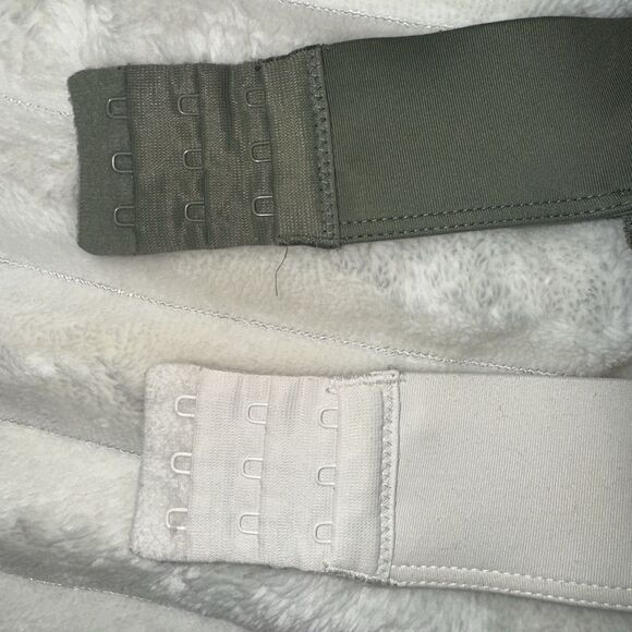 x2 Victorias Secret PINK Date‎ Push-up Back Close Padded Cross Wireles Bra 34D - Picture 8 of 8